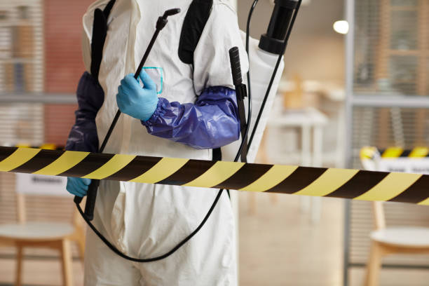 Professional Biohazard Cleanup technician working in Ionia, MI
